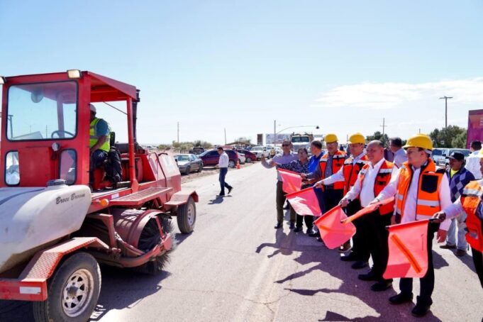 Inicia Gobernador Durazo obras de infraestructura vial e hídricas con inversión de 113.5 mdp