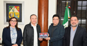 Sostiene Gobernador Durazo reunión con empresarios líderes en la fabricación de textiles
