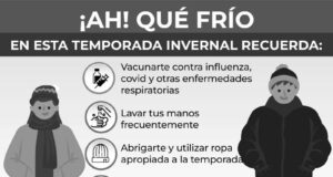 Salud Sonora recomienda protegerse ante la presencia de bajas temperatura en la entidad