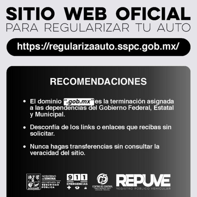 Más de 192 mil vehículos usados de procedencia extranjera han sido regularizados en Sonora