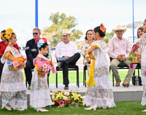 Gobernador Durazo y sector minero entregan Unidad Deportiva para niñas, niños y jóvenes del Río Sonora