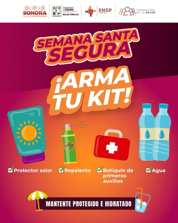 Gobierno de Sonora llama a cuidar de ti y tu familia estas vacaciones: Secretaría de Salud