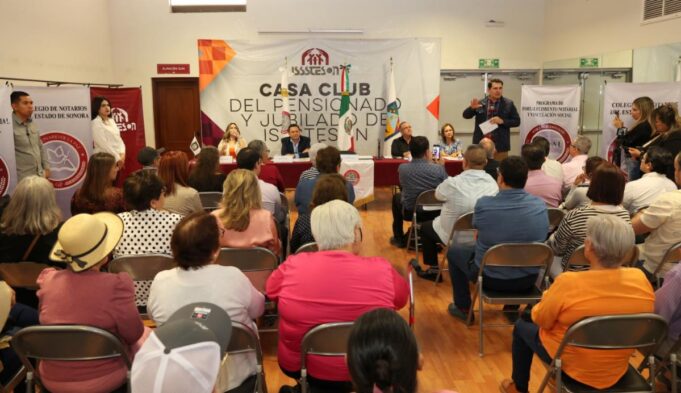 Beneficia Gobierno de Sonora y Colegio de Notarios a jubilados y pensionados de Isssteson