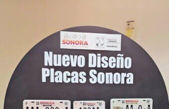 Presenta Gobierno de Sonora nueva imagen de placas vehiculares para el estado