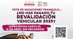 Invita Gobierno de Sonora a pagar sin recargos la revalidación 2025