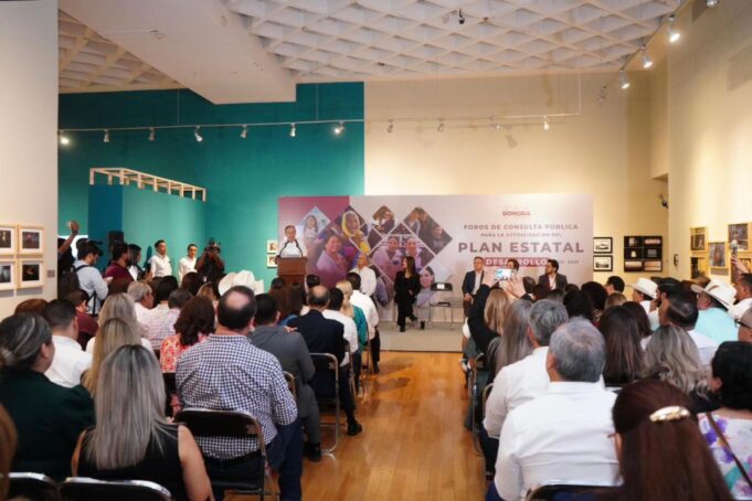 Gobernador Durazo inicia foros para actualizar el Plan Estatal de Desarrollo