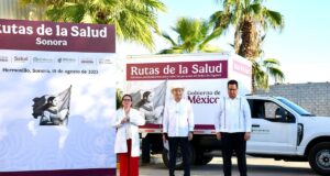 Gobernador Durazo y Presidenta Sheinbaum garantizan abasto de medicamentos con arranque del programa “Rutas de la Salud”