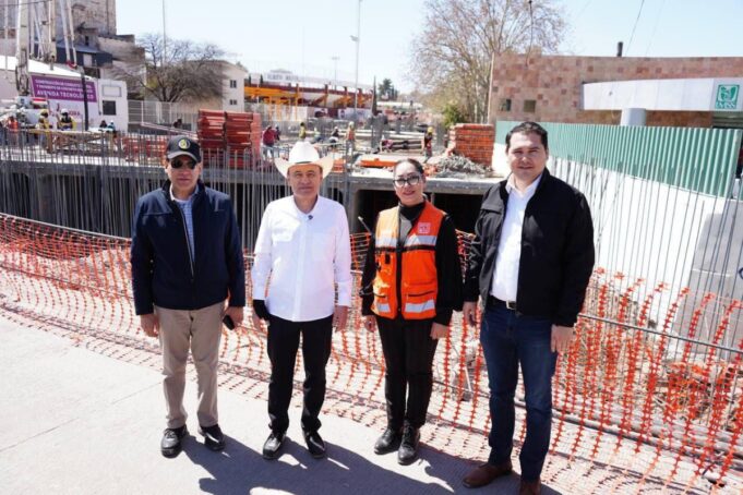 Avanza transformación de Nogales; Gobernador Durazo moderniza infraestructura hídrica, calles y vías ferroviarias
