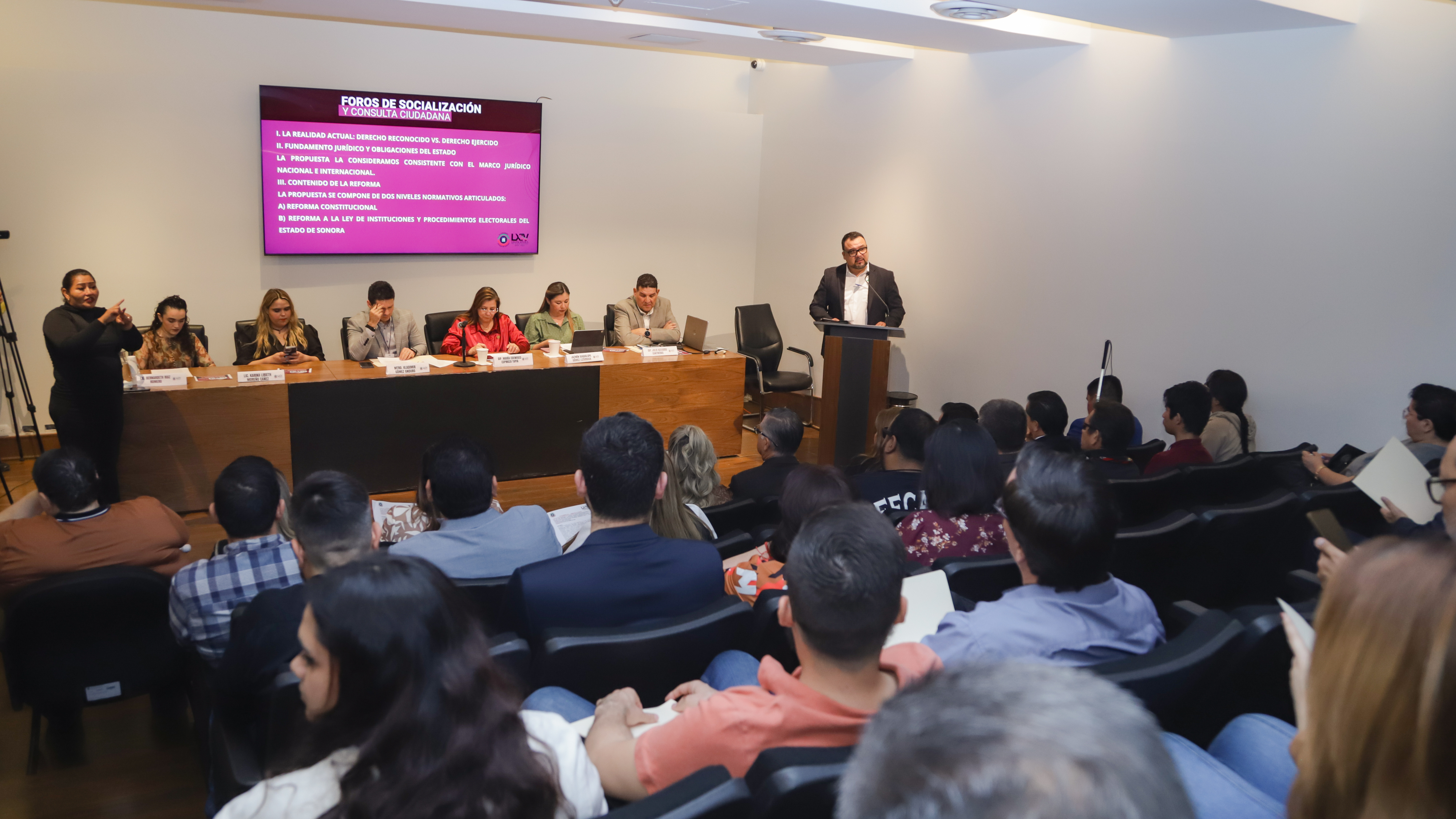 Realiza Congreso de Sonora primer foro de consulta sobre derechos político-electorales de personas con discapacidad