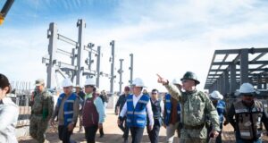 Reporta Gobernador Durazo 35% de avance en construcción del Hospital del IMSS en San Luis Río Colorado