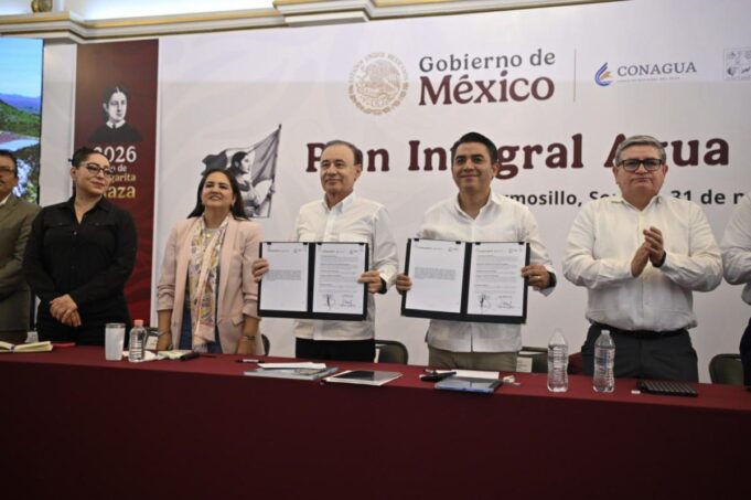 Presidenta Sheinbaum invierte más de 11 mil 500 millones en obras hídricas; garantiza 15% más de agua en Hermosillo: Durazo