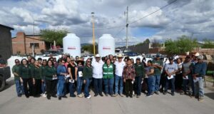 Gobierno de Sonora fortalece acceso al agua en Bacoachi con entrega de tinacos