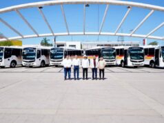 Gobernador Durazo refuerza transporte y salud en Cajeme con nuevos camiones y arranque de Semana Nacional de Vacunación