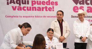 Arranca el Gobierno de Sonora la Semana Nacional de Vacunación “Vacunar es Amar”