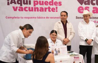 Arranca el Gobierno de Sonora la Semana Nacional de Vacunación “Vacunar es Amar”