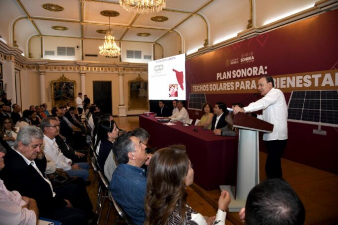 Con Techos Solares, Durazo y Sheinbaum reducen gasto eléctrico en familias sonorenses