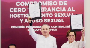 Crea Gobernador Durazo mecanismo de cero tolerancia al hostigamiento y acoso sexual laboral