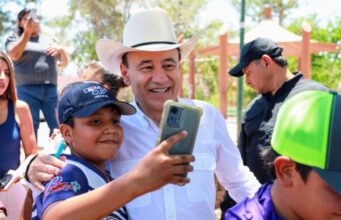Gobernador Durazo encabeza rescate de espacios públicos en beneficio de las familias sonorenses