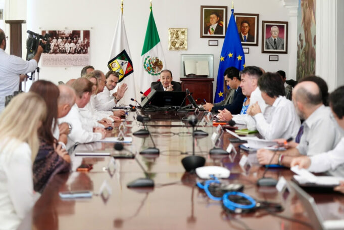 Gobernador Durazo refuerza alianza estratégica con Unión Europea; embajadores visitan Puerto de Guaymas Gobernador Durazo refuerza alianza estratégica con Unión Europea; embajadores visitan Puerto de Guaymas