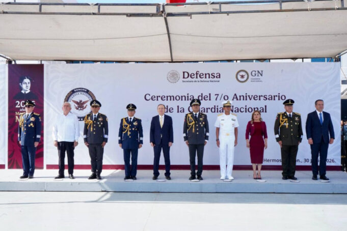Reconoce Gobernador Durazo resultados en seguridad a siete años de la creación de la Guardia Nacional Reconoce Gobernador Durazo resultados en seguridad a siete años de la creación de la Guardia Nacional