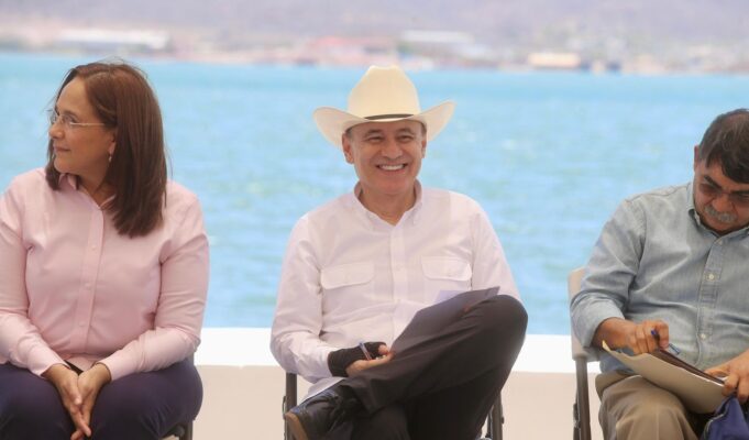 Gobernador Durazo acelera modernización del malecón de Guaymas; obra alcanza 35% de avance Gobernador Durazo acelera modernización del malecón de Guaymas; obra alcanza 35% de avance