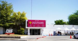 Gobierno de Sonora instala Centro de Acopio para apoyar a familias afectadas por el sismo en Venezuela