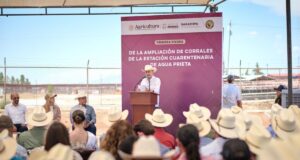 Durazo y Sheinbaum duplican la capacidad de cuarentenaria ganadera de Agua Prieta